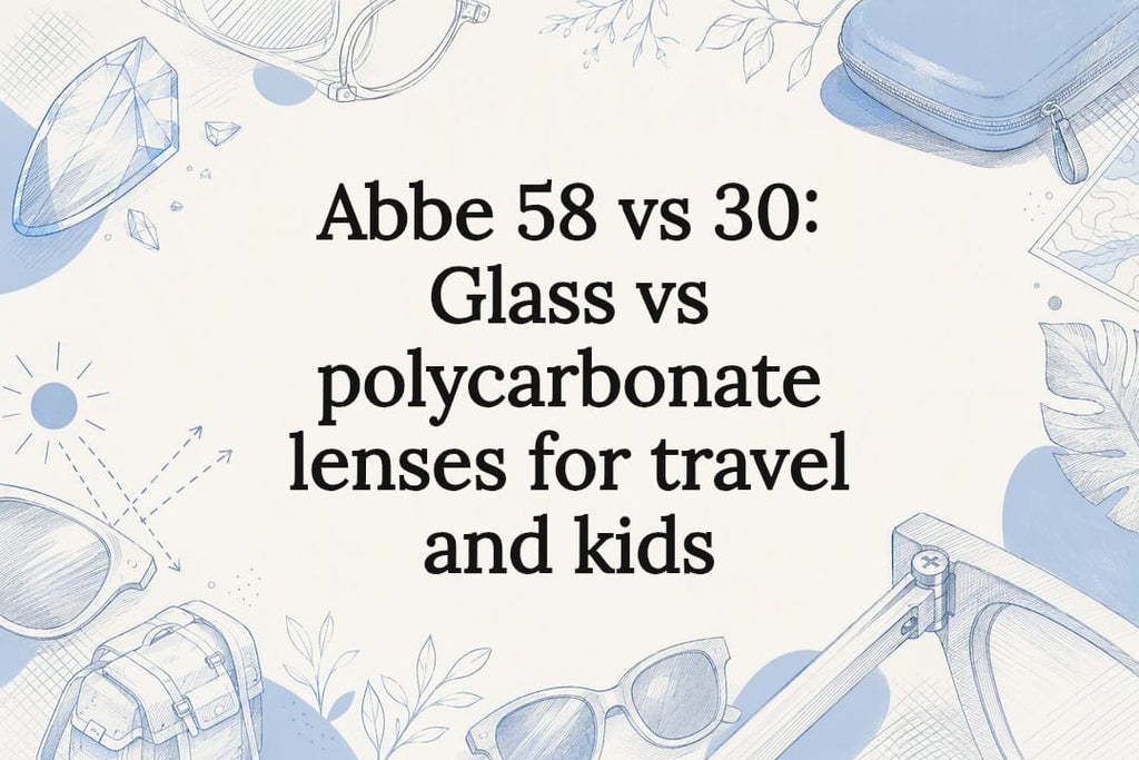 Abbe 58 vs 30: Glass vs polycarbonate lenses for travel and kids