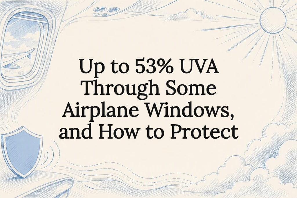 Up to 53% UVA Through Some Airplane Windows, and How to Protect