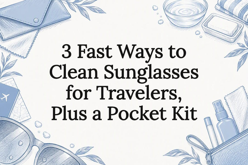 3 Fast Ways to Clean Sunglasses for Travelers, Plus a Pocket Kit