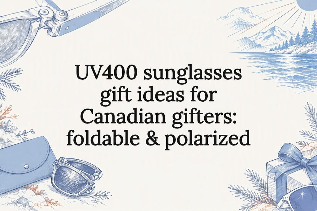 UV400 sunglasses gift ideas for Canadian gifters: foldable & polarized
