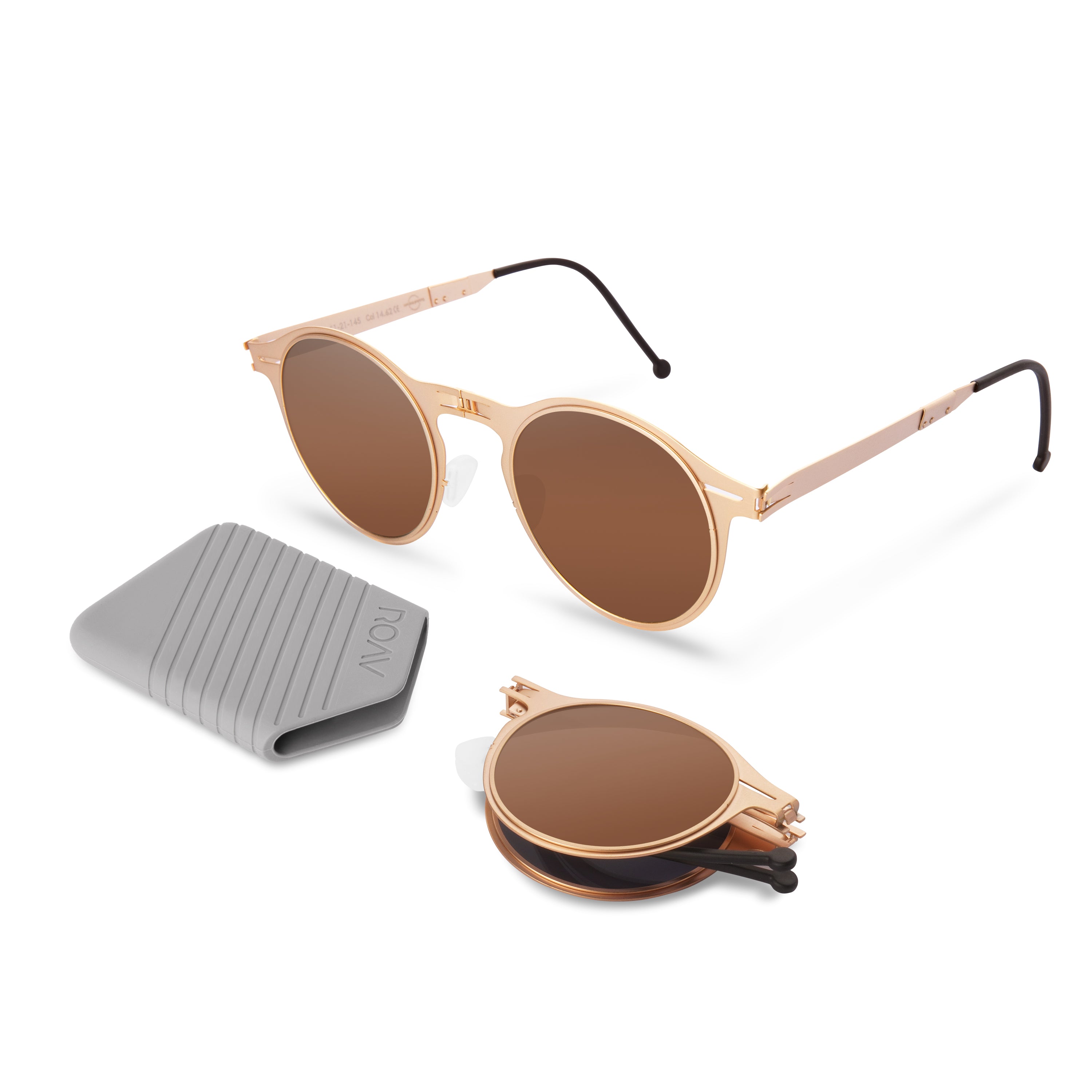 BALTO Gold | Brown - ROAV Eyewear | Official Retailer