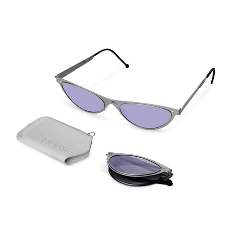 ATHENA Gunmetal | Brown - ROAV Eyewear | Official Retailer