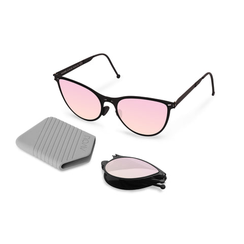 SCARLETT Black | Pink Mirror.