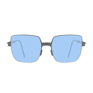 BRIGITTE Gunmetal | Light-Blue