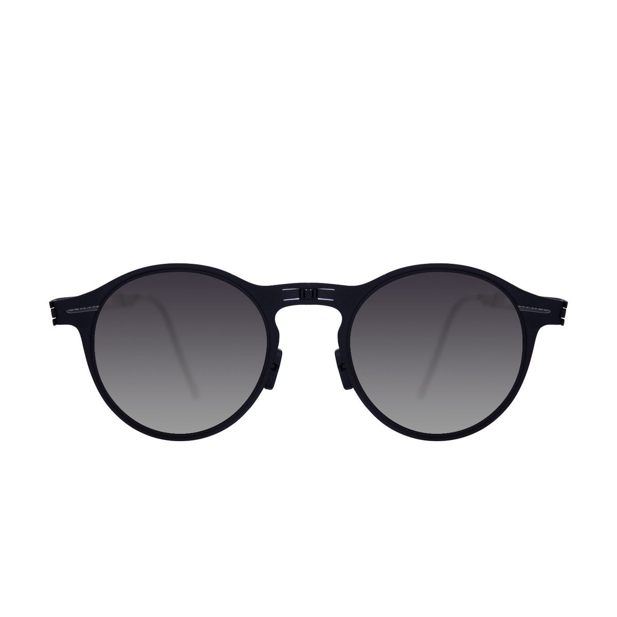 ROAV BALTO foldable round sunglasses, Black frame, Moonrise lens