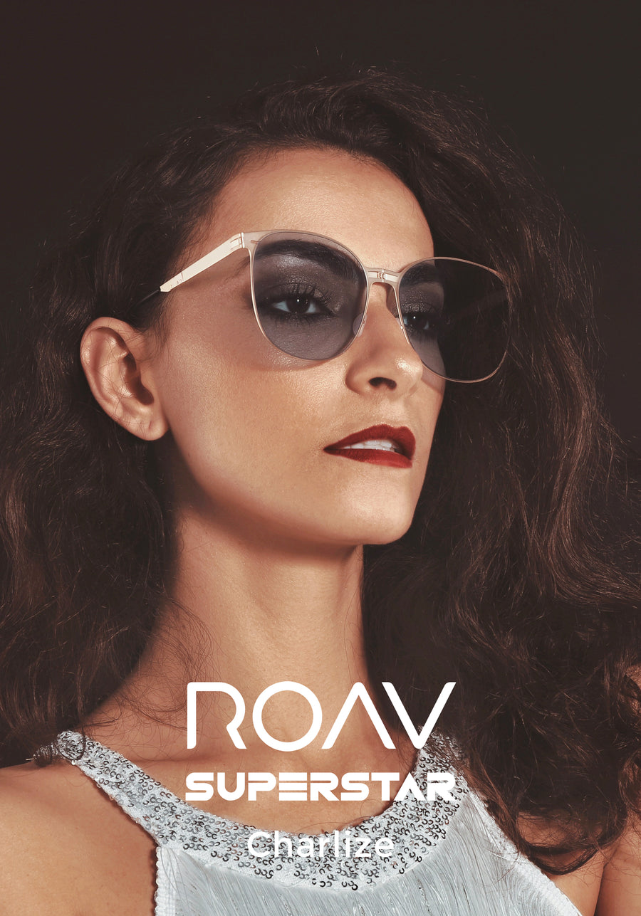 CHARLIZE Gold | Light-Grey - ROAV Eyewear | Official Retailer