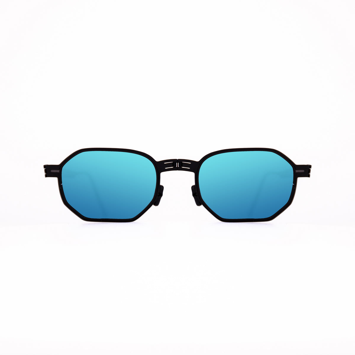 ROAV Zeus foldable metal sunglasses, Black frame, Sky lens